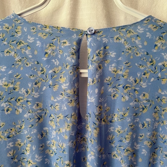 Japna | Long Sleeve Flowy Mini Dress - Picture 3 of 6